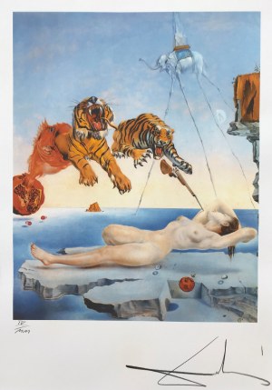 Salvadore DALI (1904 - 1989), Dream caused by the Flight..., 1988