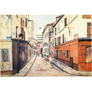 Maurice UTRILLO (1883 - 1955), Montrmartre, 1961