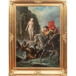 Feliks SYPNIEWSKI (1830-1902), Nad smoczą jamą (Perseusz i Andromeda), 1880 r.