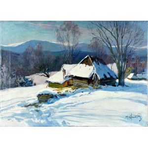 Michał STAŃKO (1901-1969), Pejzaż górski zimą