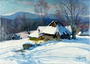 Michał STAŃKO (1901-1969), Pejzaż górski zimą