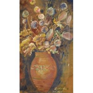 Teresa ROSZKOWSKA (1904-1992), Kwiaty w wazonie, 1982
