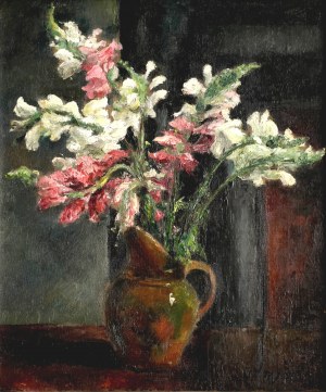 Roman JAROSZ (1888-1932), Kwiaty w wazonie, ok. 1928