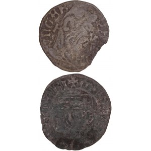 Hungary - Matthias I. Corvinus (1458-1490) Denar Pair