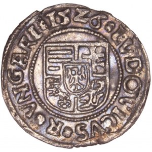 Hungary – Ludwig II. (1516-1526) Denar 1526 K-B