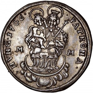 Hungary - Rakoczi War of Independence - Franz II. Rakoczi (1703-1711) ½ Thaler / Taler 1706 MM