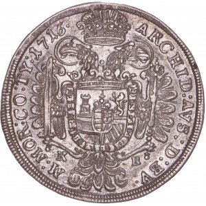 House of Habsburg - Karl VI. (1711-1740). 1/2 Thaler / Taler 1716 KB