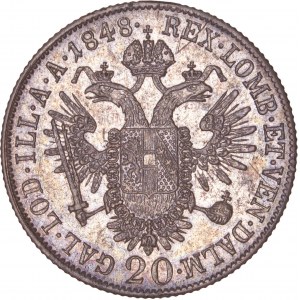 House of Habsburg - Ferdinand I. (1835-1848) 20 Kreuzer 1848 A