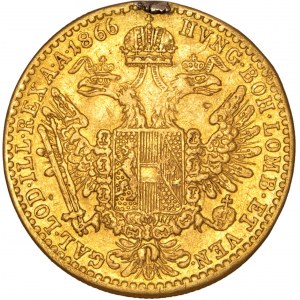 House of Habsburg - Franz Joseph I. (1848-1916) Dukat / Ducat 1866 E