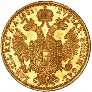 House of Habsburg - Franz Joseph I. (1848-1916) Dukat / Ducat 1891