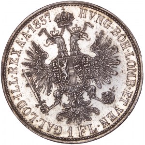 House of Habsburg - Franz Joseph I. (1848-1916) 1 Florin / Gulden 1857 A