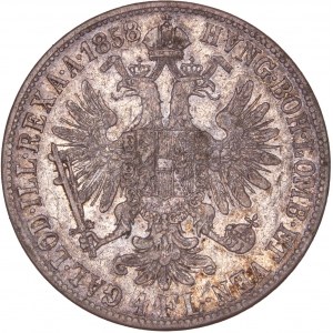 House of Habsburg - Franz Joseph I. (1848-1916) 1 Florin / Gulden 1858 M