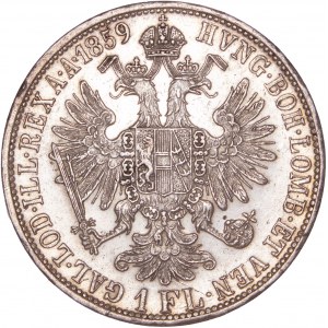 House of Habsburg - Franz Joseph I. (1848-1916) 1 Florin / Gulden 1859 A