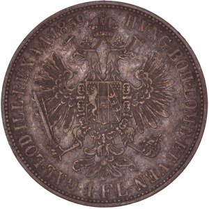 House of Habsburg - Franz Joseph I. (1848-1916) 1 Florin / Gulden 1859 B