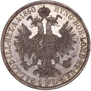 House of Habsburg - Franz Joseph I. (1848-1916) 1 Florin / Gulden 1860 A