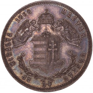 House of Habsburg - Franz Joseph I. (1848-1916) 1 Florin / Gulden 1868 GYF