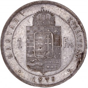 House of Habsburg - Franz Joseph I. (1848-1916) 1 Florin / Gulden 1879 KB