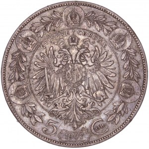 House of Habsburg - Franz Joseph I. (1848-1916) 5 Kronen 1907