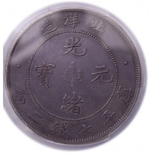 China Chihli Province - Kuang-hsü Silver Dollar Year 34 (1908)