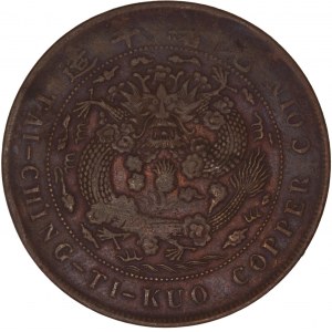 China Empire – Guangxu – 20 Cash Year 44 (1907)