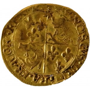 France - François I Ecu d'Or au soleil de Bretagne ND (1515-1547)