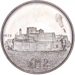 Malta Republic - 2 Pounds 1972