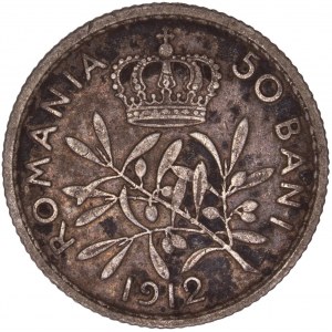 Romania - Carol I. (1866-1914) 50 Bani 1912