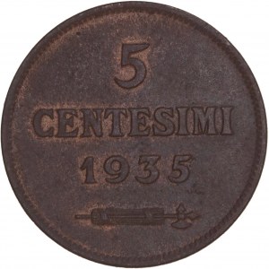 San Marino – 5 Centesimi 1935