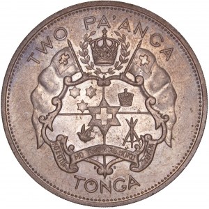 Tonga - 2 Pa'anga - Taufa'ahau Tupou IV Coronation 1967
