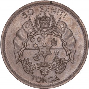 Tonga - 50 Seniti - Taufa'ahau Tupou IV 1968