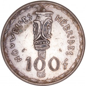 Vanuatu - 100 Francs 1966