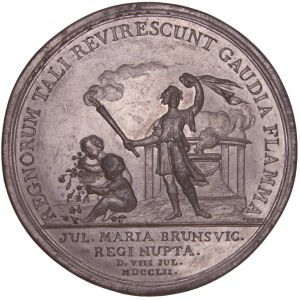Dänemark, Galvano der Medaille 1752