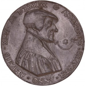 Esslingen, Galvano Medaille 1539, Ambrosius Blarer