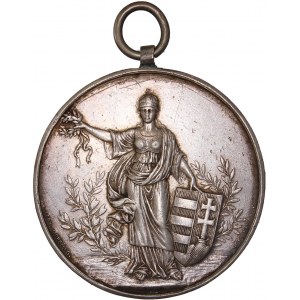 Hungary – Silver Medal – Morelli Gusztav (1848-1909) – Standing Hungaria