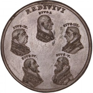 Stato pontificio, Galvanoplastica della medaglia 1782