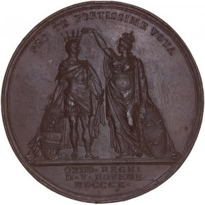 Schweden, Galvano der Medaille 1810