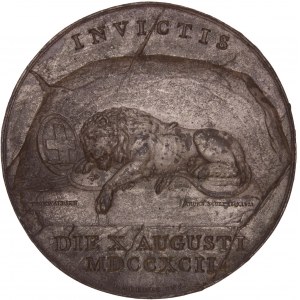 Luzern, Galvano der Medaille 1822