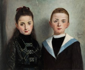 Francois Baron (1879-1963), Para dzieci, 1901 r.