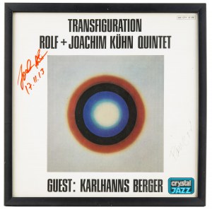 Okładka płyty z autografem Fangora i Joachima Kühna + Płyta Transfiguration, 1967 r.
