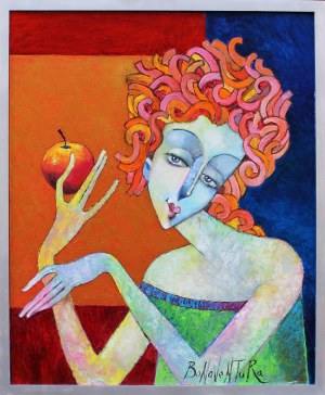 Jan Bonawtura Ostrowski, Dziewczyna z jabłkiem, 2021