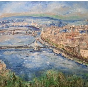 Anna Piórek, Budapeszt panorama ze Wzgórza Gallerta, 2018