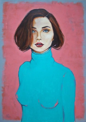 Renata Magda, Portret w turkusie