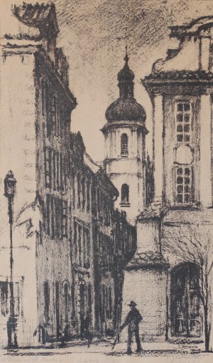 Marian PUCHALSKI (1912-1970), Ulica Piwna od Placu Zamkowego (1966)
