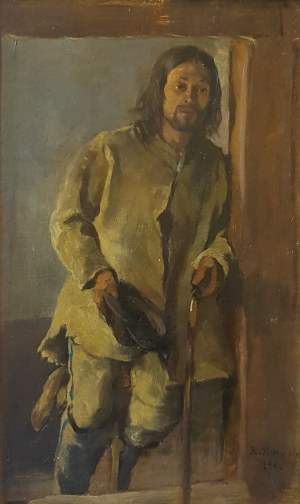 Kazimierz Teofil POCHWALSKI(1855-1940), Żebrak z Zakopanego (1884)