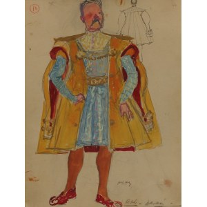 Otto AXER (1906-1983), Projekt kostiumu teatralnego