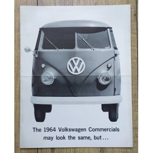 [motoryzacja, folder] The 1964 Volkswagen Commercials may look the same, but...