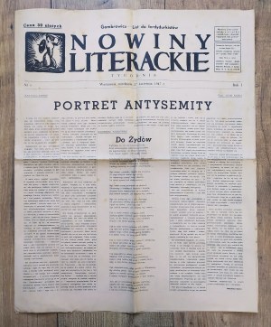 Nowiny Literackie 27 IV 1947 • Gombrowicz - List do ferdydurkistów