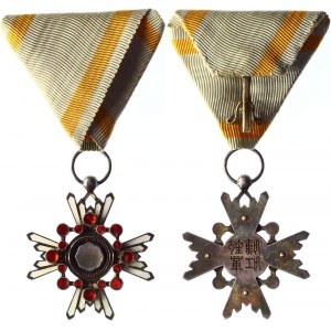 Japan Order of the Sacred Treasure VII Class Badge 1888