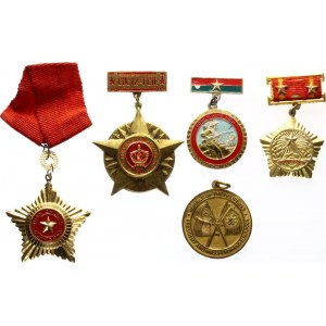 Asia 5 Medals Lot 1970 - 1990