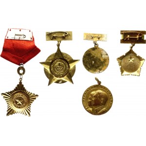 Asia 5 Medals Lot 1970 - 1990